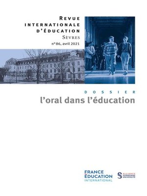 cover image of L'oral en éducation--Revue 86